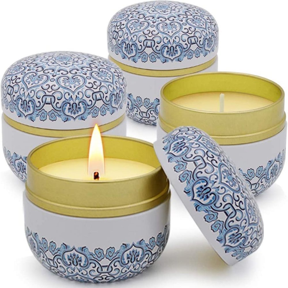NEW 4pc Pack Citronella Scented Candle Gift Set